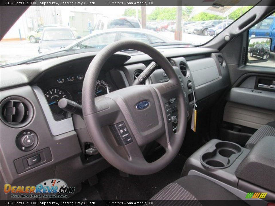 2014 Ford F150 XLT SuperCrew Sterling Grey / Black Photo #14