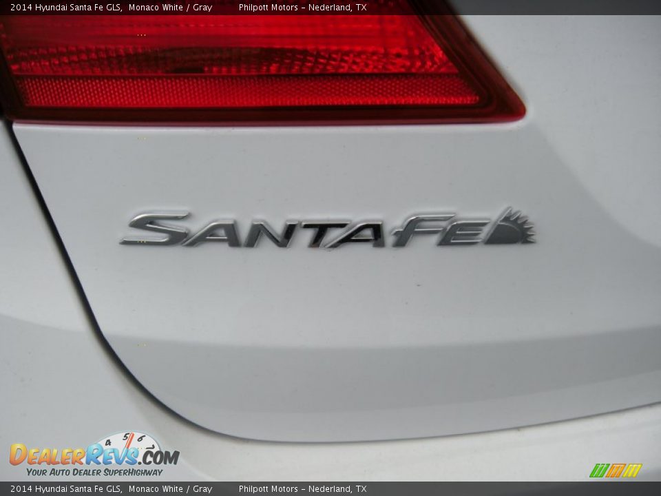 2014 Hyundai Santa Fe GLS Monaco White / Gray Photo #14