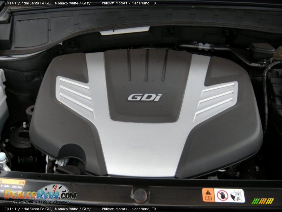 2014 Hyundai Santa Fe GLS Monaco White / Gray Photo #15