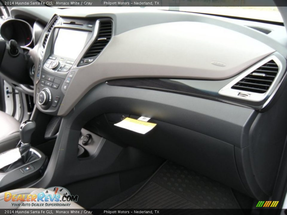 2014 Hyundai Santa Fe GLS Monaco White / Gray Photo #16
