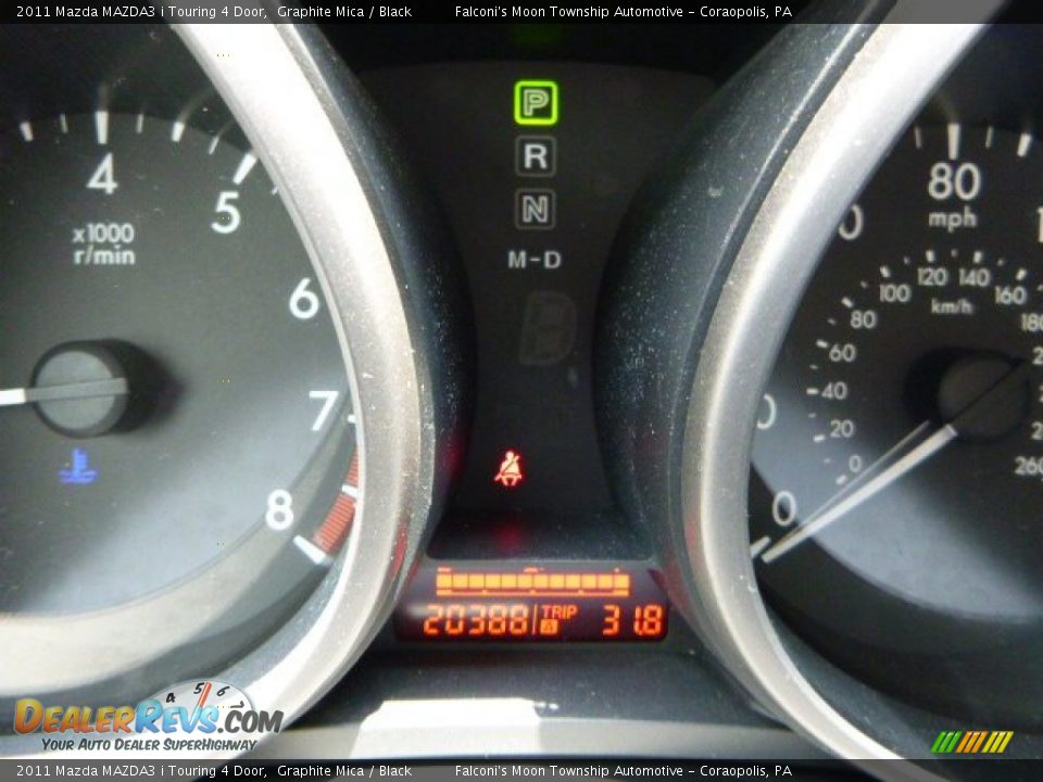 2011 Mazda MAZDA3 i Touring 4 Door Graphite Mica / Black Photo #25