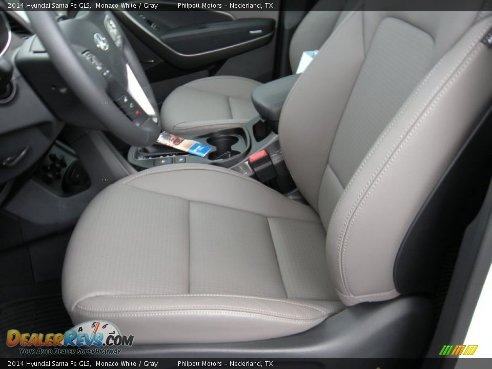 2014 Hyundai Santa Fe GLS Monaco White / Gray Photo #25