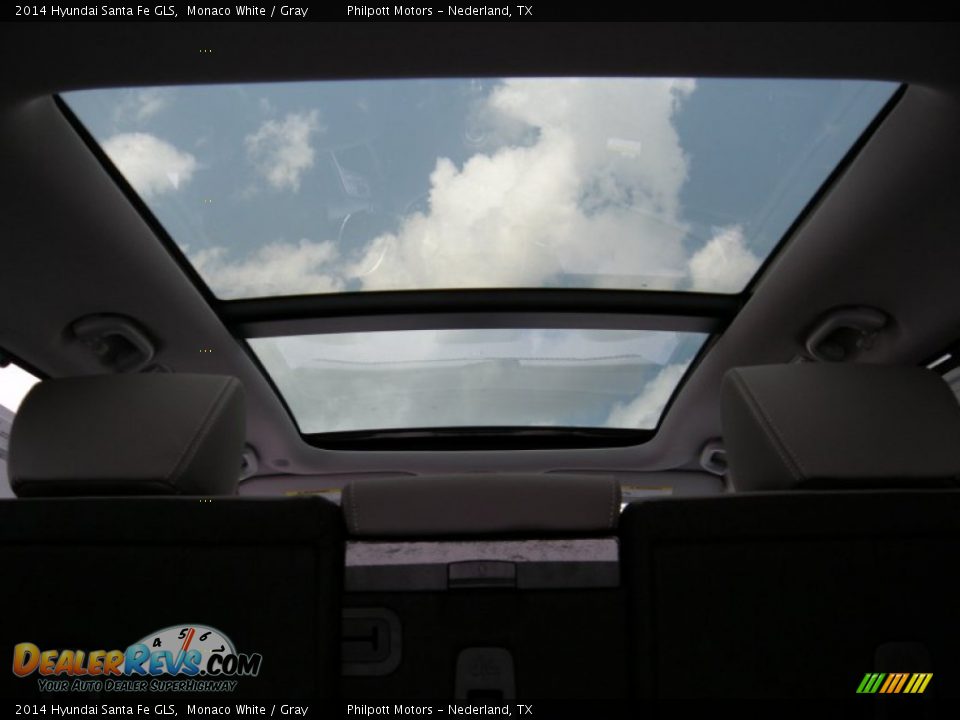 2014 Hyundai Santa Fe GLS Monaco White / Gray Photo #27