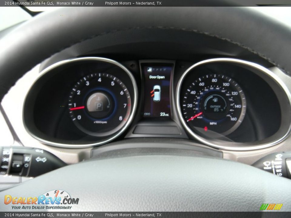 2014 Hyundai Santa Fe GLS Monaco White / Gray Photo #36