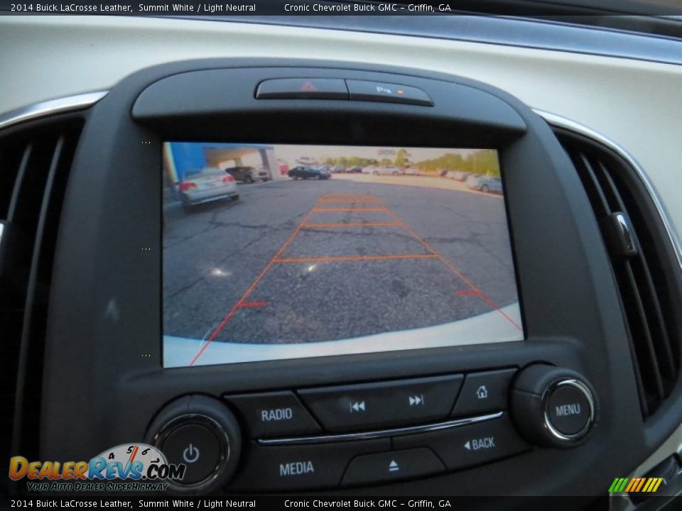 2014 Buick LaCrosse Leather Summit White / Light Neutral Photo #15