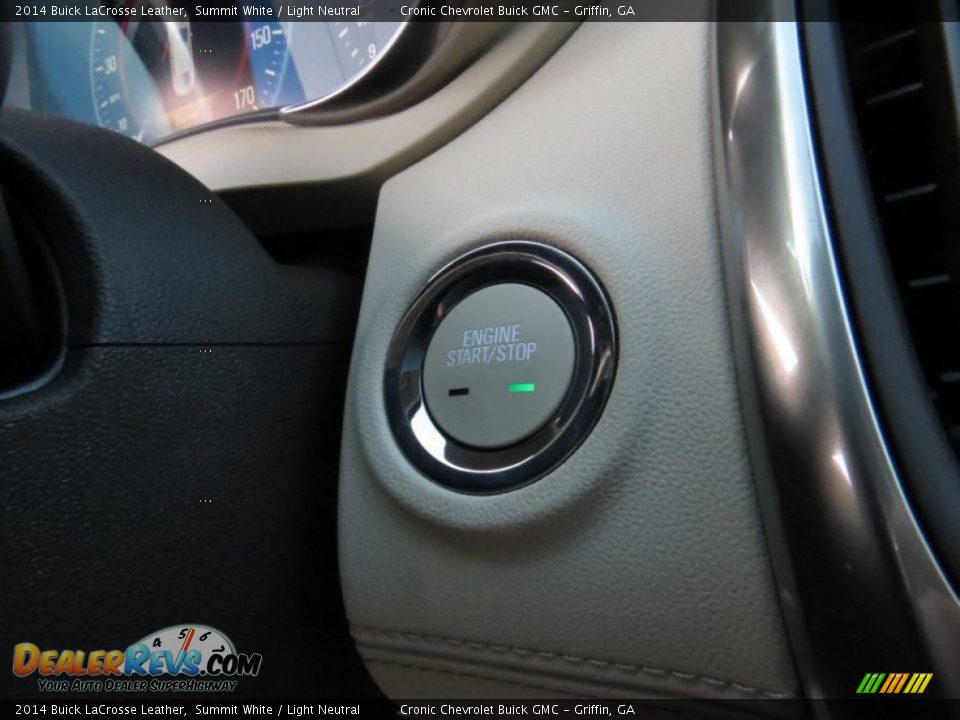 2014 Buick LaCrosse Leather Summit White / Light Neutral Photo #16