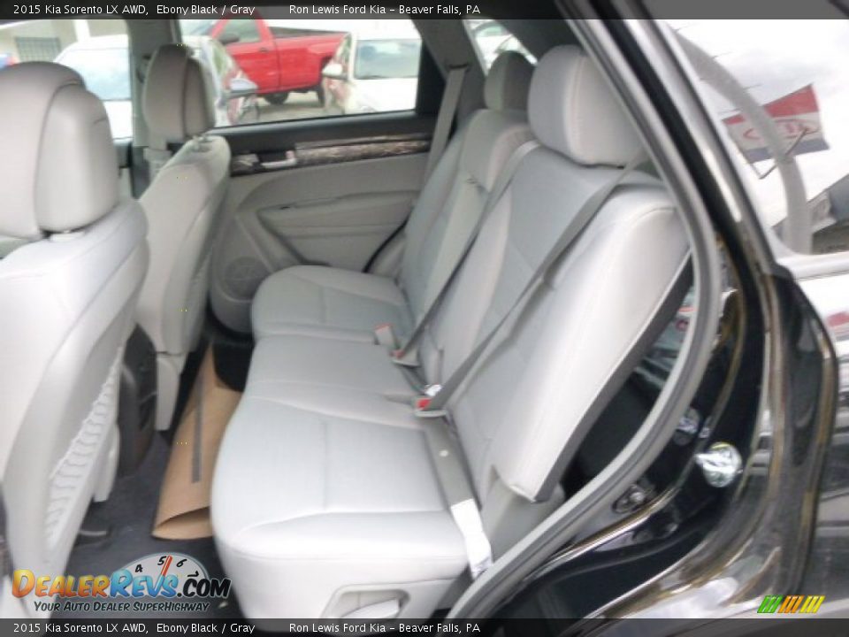 2015 Kia Sorento LX AWD Ebony Black / Gray Photo #12