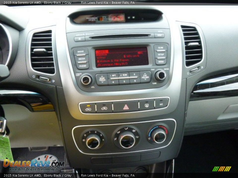 2015 Kia Sorento LX AWD Ebony Black / Gray Photo #16