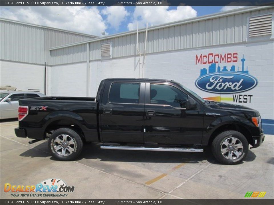 2014 Ford F150 STX SuperCrew Tuxedo Black / Steel Grey Photo #1