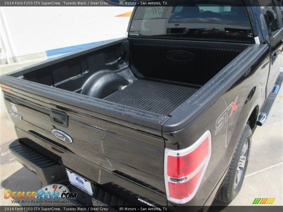 2014 Ford F150 STX SuperCrew Tuxedo Black / Steel Grey Photo #9