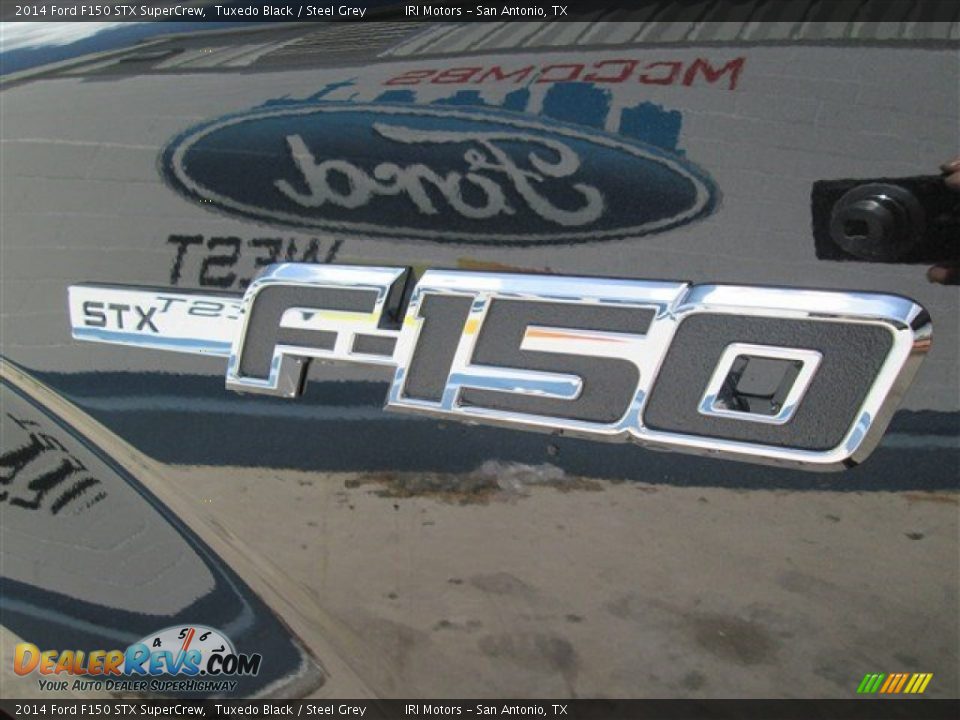 2014 Ford F150 STX SuperCrew Tuxedo Black / Steel Grey Photo #12