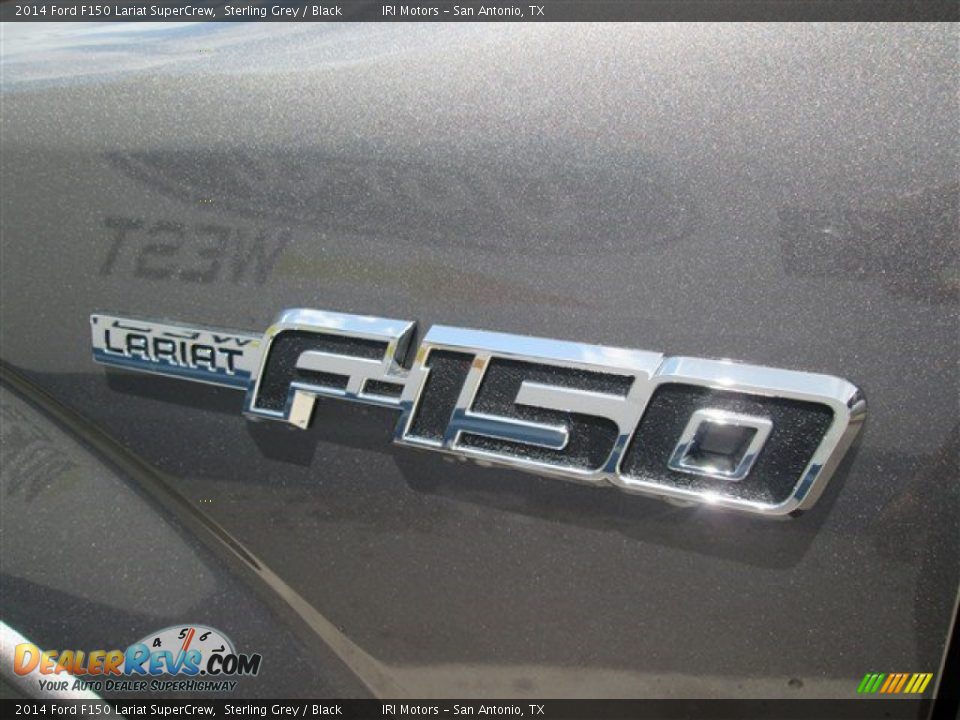 2014 Ford F150 Lariat SuperCrew Sterling Grey / Black Photo #12