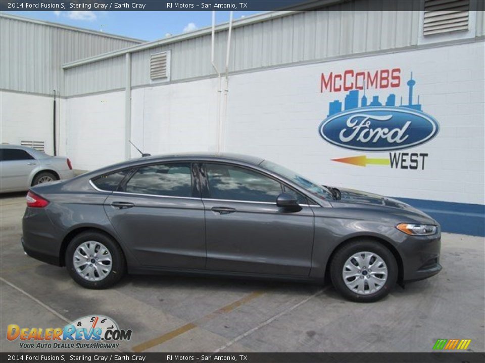 2014 Ford Fusion S Sterling Gray / Earth Gray Photo #1