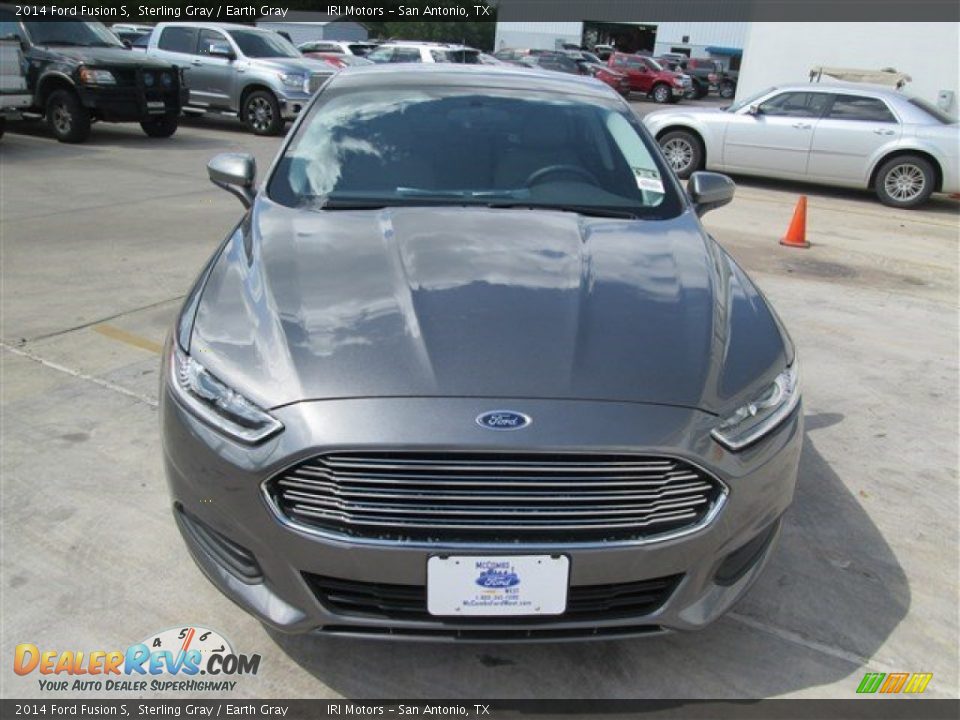 2014 Ford Fusion S Sterling Gray / Earth Gray Photo #3