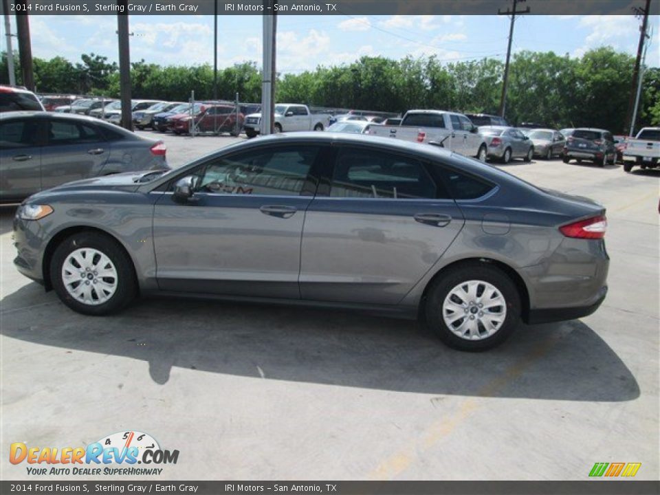 2014 Ford Fusion S Sterling Gray / Earth Gray Photo #5