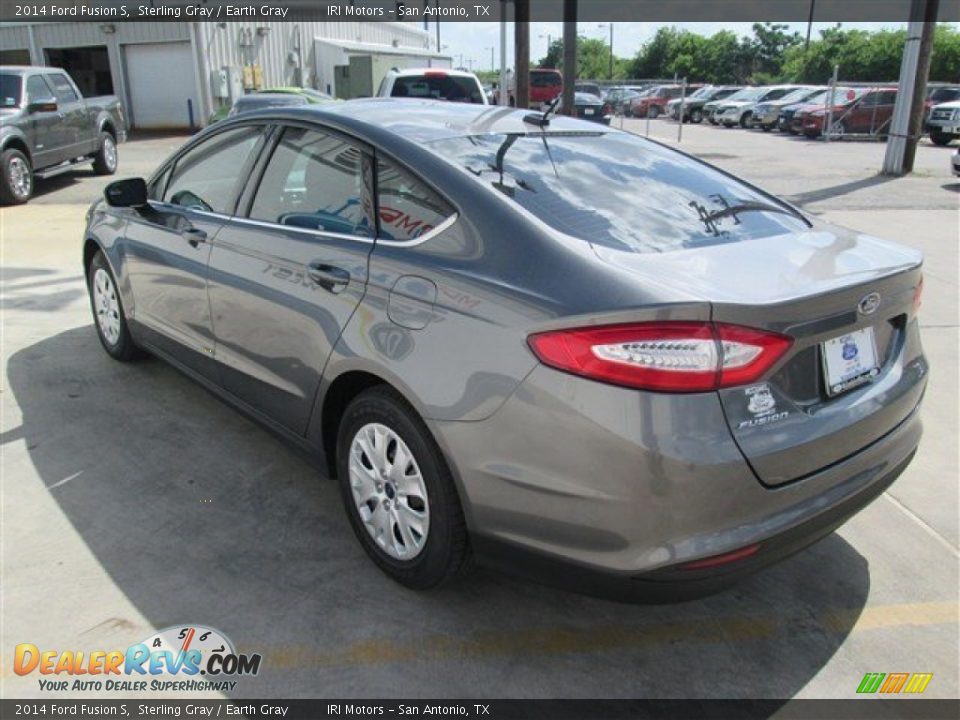2014 Ford Fusion S Sterling Gray / Earth Gray Photo #6