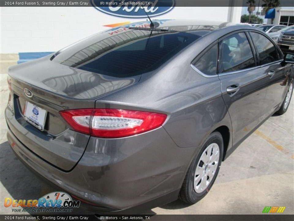 2014 Ford Fusion S Sterling Gray / Earth Gray Photo #8