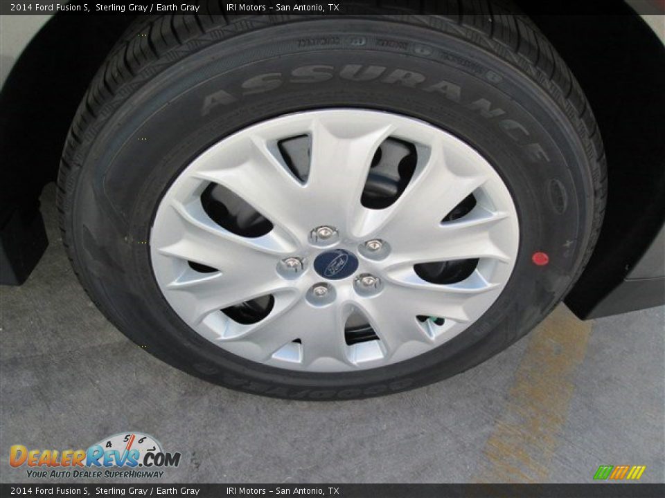 2014 Ford Fusion S Sterling Gray / Earth Gray Photo #9