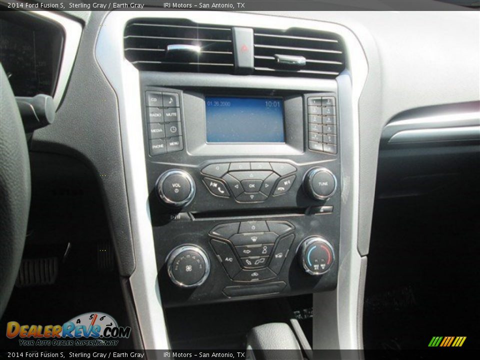 2014 Ford Fusion S Sterling Gray / Earth Gray Photo #12
