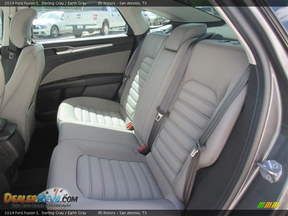 2014 Ford Fusion S Sterling Gray / Earth Gray Photo #13