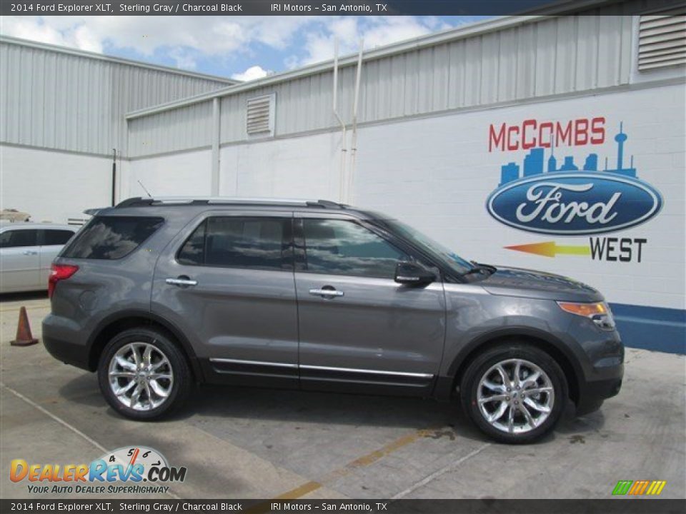 2014 Ford Explorer XLT Sterling Gray / Charcoal Black Photo #1