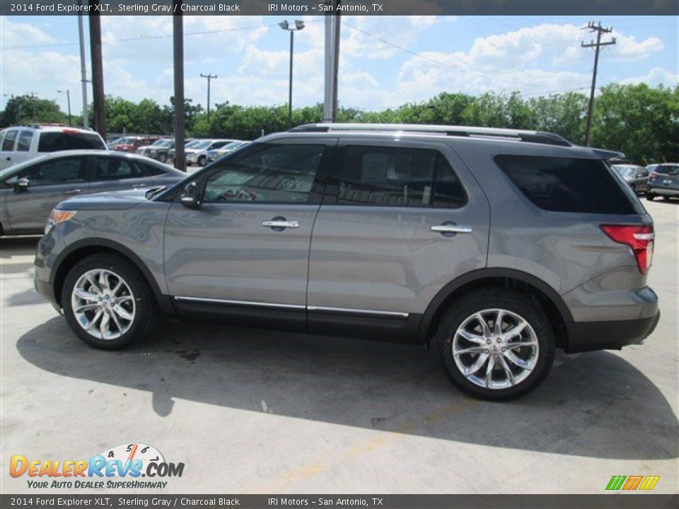 2014 Ford Explorer XLT Sterling Gray / Charcoal Black Photo #5