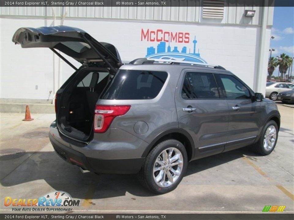 2014 Ford Explorer XLT Sterling Gray / Charcoal Black Photo #14