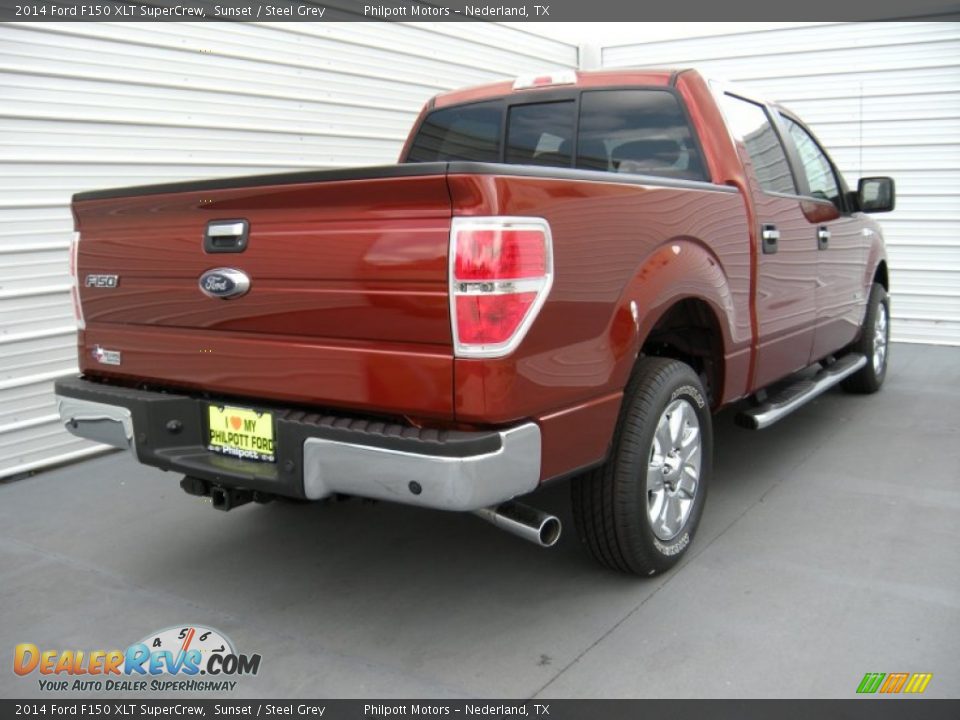 2014 Ford F150 XLT SuperCrew Sunset / Steel Grey Photo #4