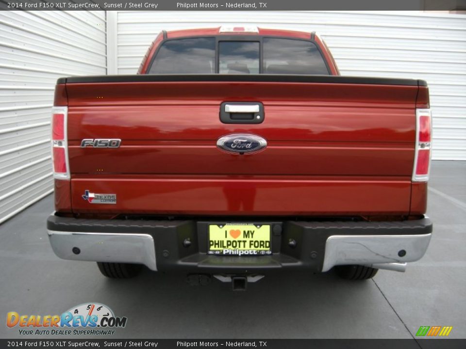 2014 Ford F150 XLT SuperCrew Sunset / Steel Grey Photo #5