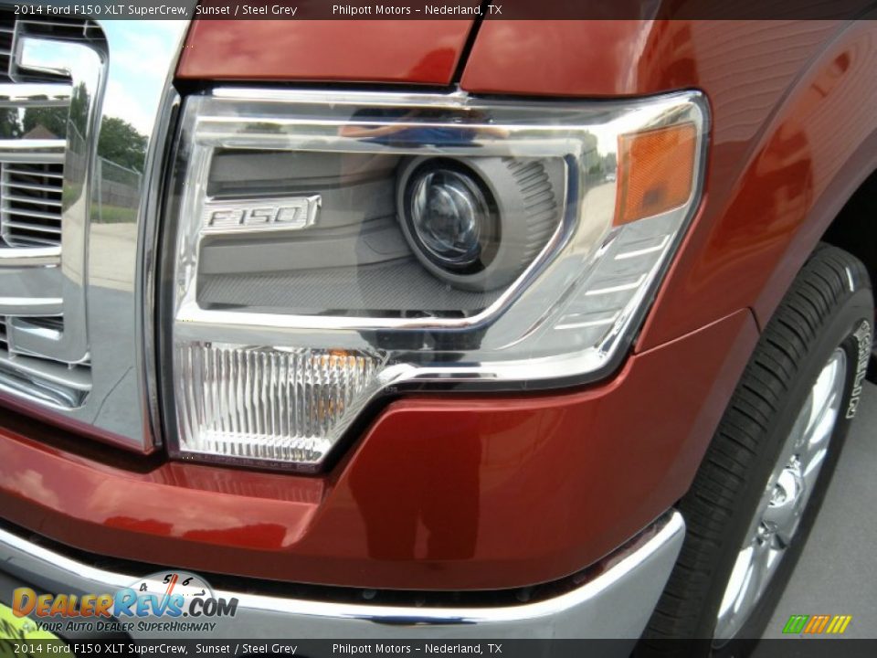 2014 Ford F150 XLT SuperCrew Sunset / Steel Grey Photo #9