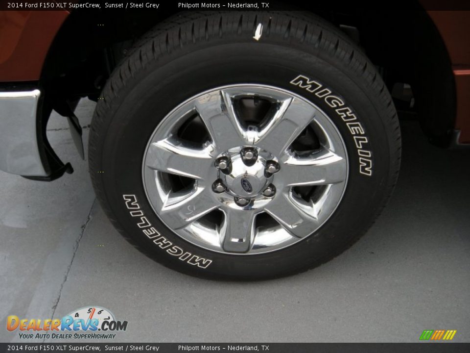 2014 Ford F150 XLT SuperCrew Sunset / Steel Grey Photo #11