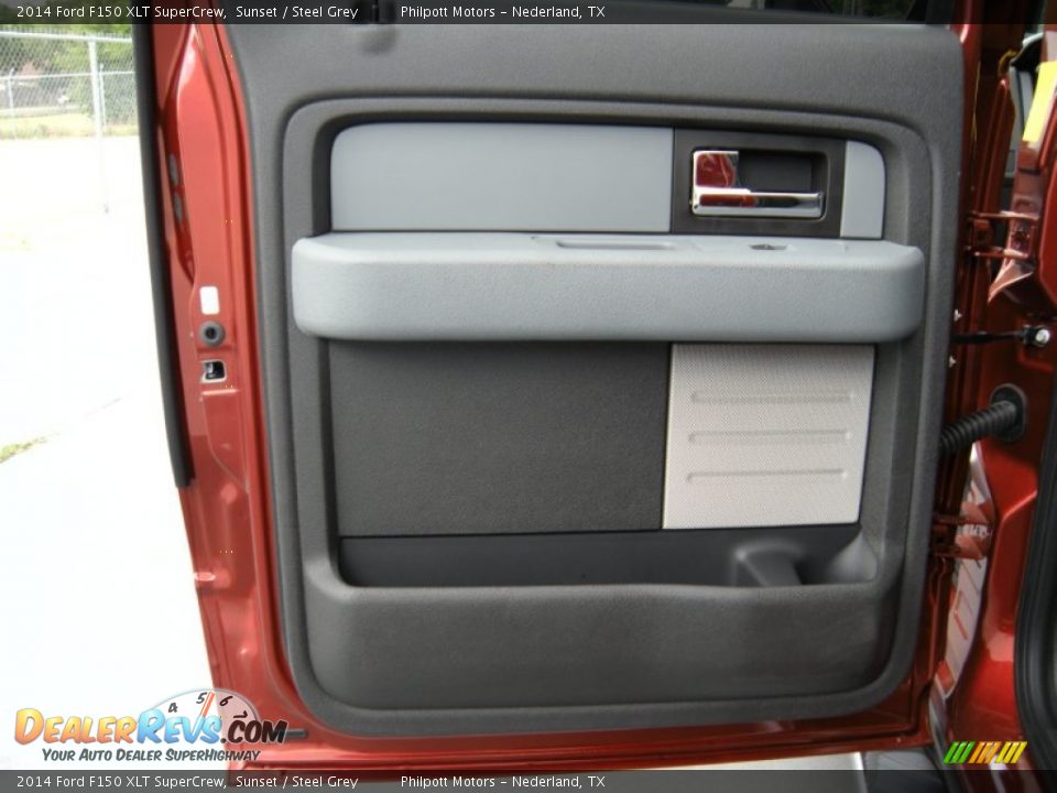 2014 Ford F150 XLT SuperCrew Sunset / Steel Grey Photo #21