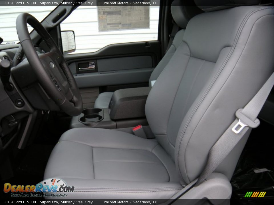 2014 Ford F150 XLT SuperCrew Sunset / Steel Grey Photo #25