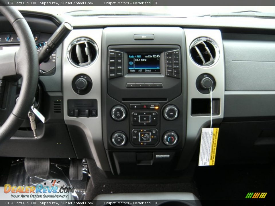2014 Ford F150 XLT SuperCrew Sunset / Steel Grey Photo #28
