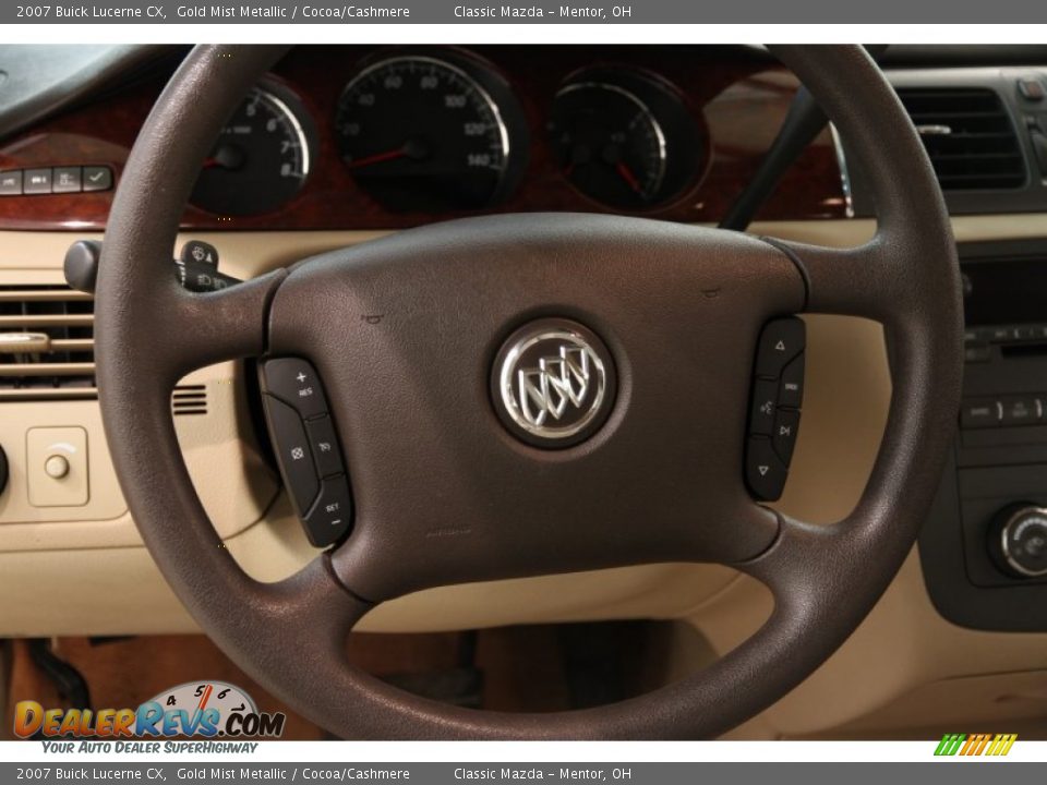 2007 Buick Lucerne CX Steering Wheel Photo #6