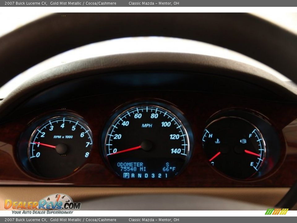 2007 Buick Lucerne CX Gauges Photo #7