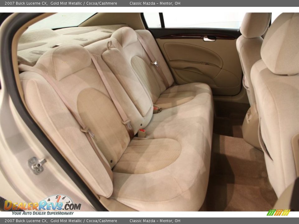 Rear Seat of 2007 Buick Lucerne CX Photo #11