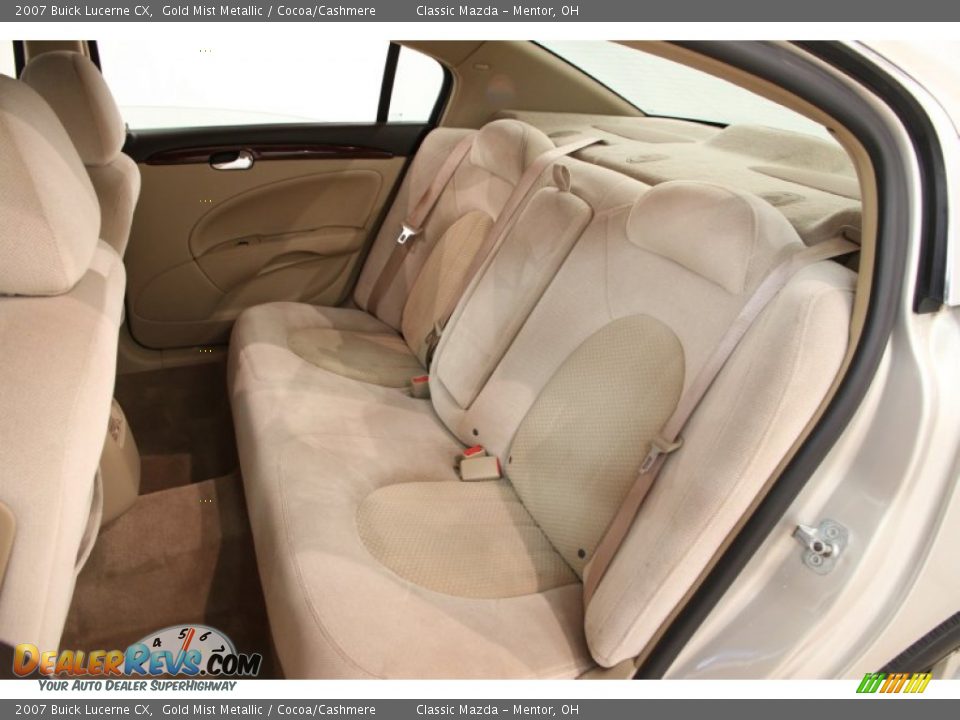 Rear Seat of 2007 Buick Lucerne CX Photo #12