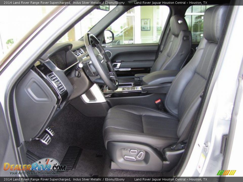 Ebony/Ebony Interior - 2014 Land Rover Range Rover Supercharged Photo #2