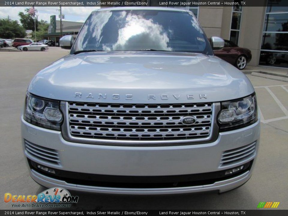 2014 Land Rover Range Rover Supercharged Indus Silver Metallic / Ebony/Ebony Photo #6