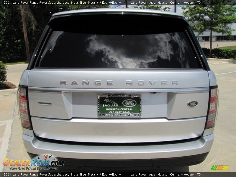 2014 Land Rover Range Rover Supercharged Indus Silver Metallic / Ebony/Ebony Photo #9