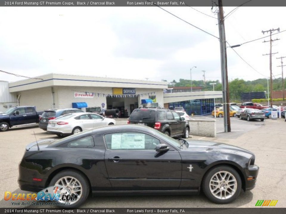 2014 Ford Mustang GT Premium Coupe Black / Charcoal Black Photo #1