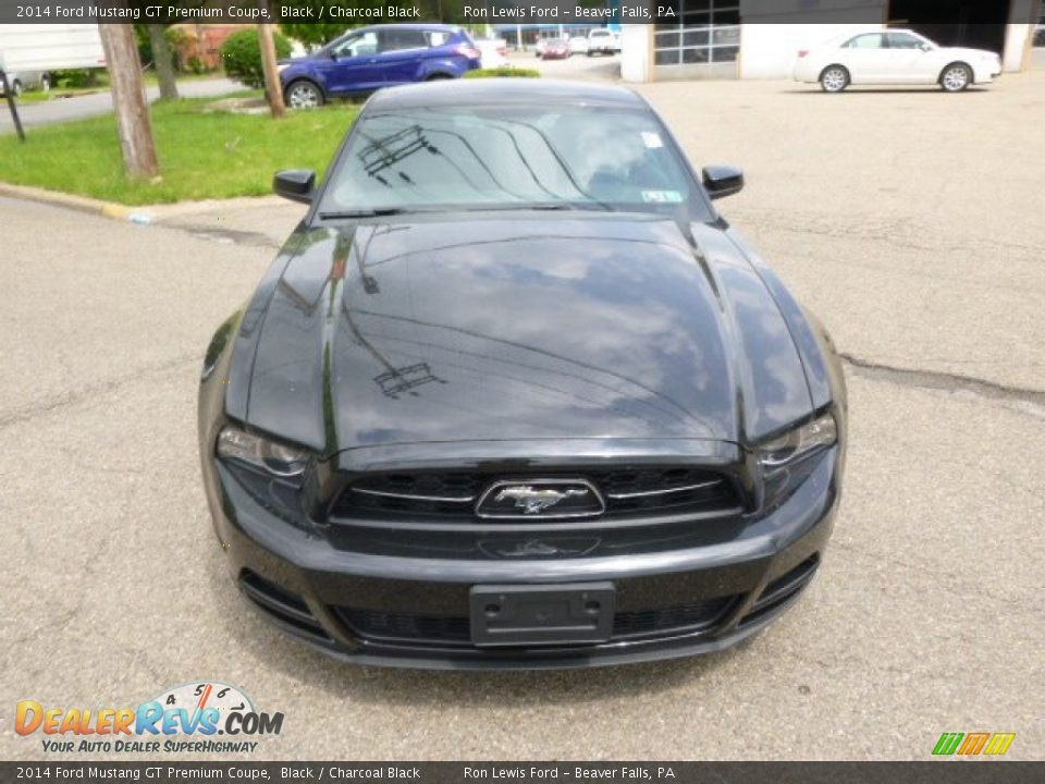 2014 Ford Mustang GT Premium Coupe Black / Charcoal Black Photo #3