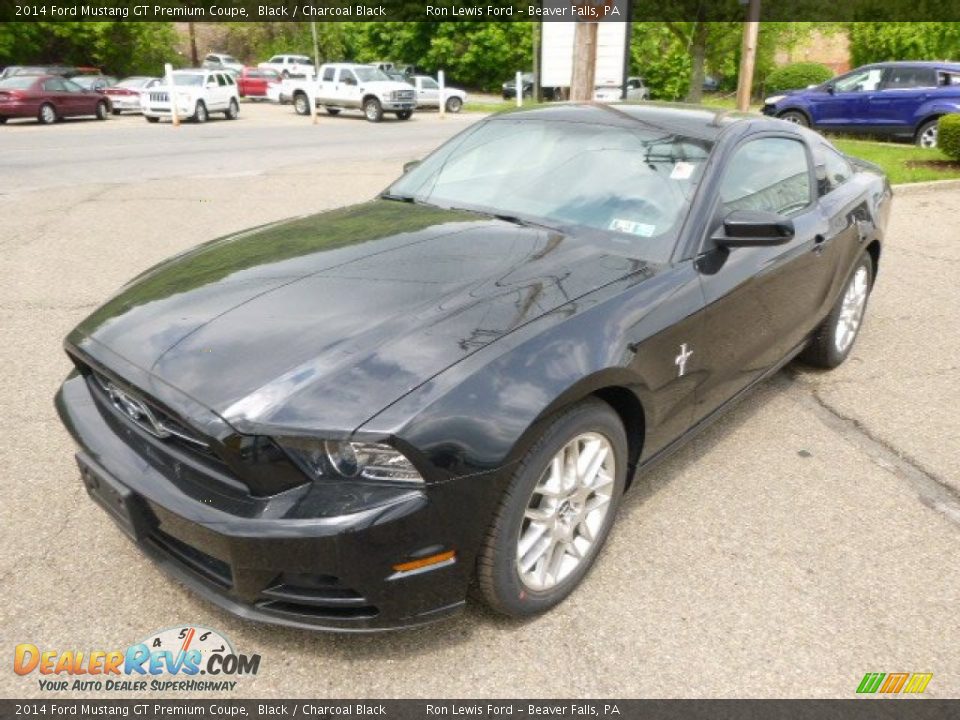 2014 Ford Mustang GT Premium Coupe Black / Charcoal Black Photo #4