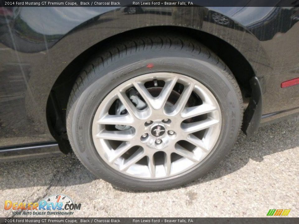 2014 Ford Mustang GT Premium Coupe Black / Charcoal Black Photo #9