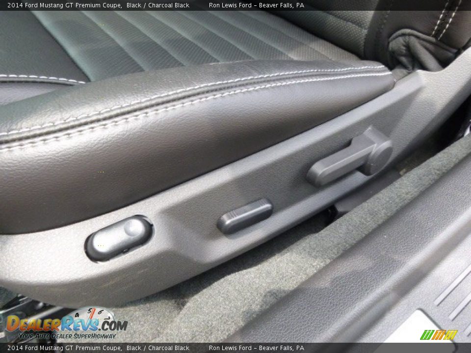 2014 Ford Mustang GT Premium Coupe Black / Charcoal Black Photo #15