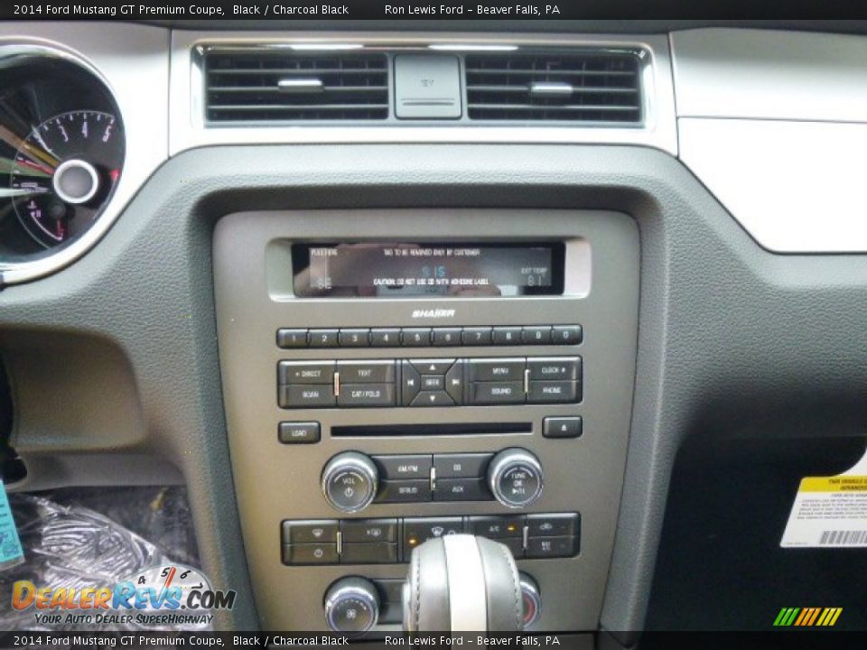 2014 Ford Mustang GT Premium Coupe Black / Charcoal Black Photo #16