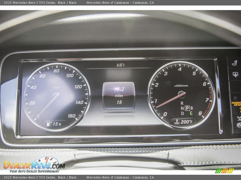2015 Mercedes-Benz S 550 Sedan Gauges Photo #6