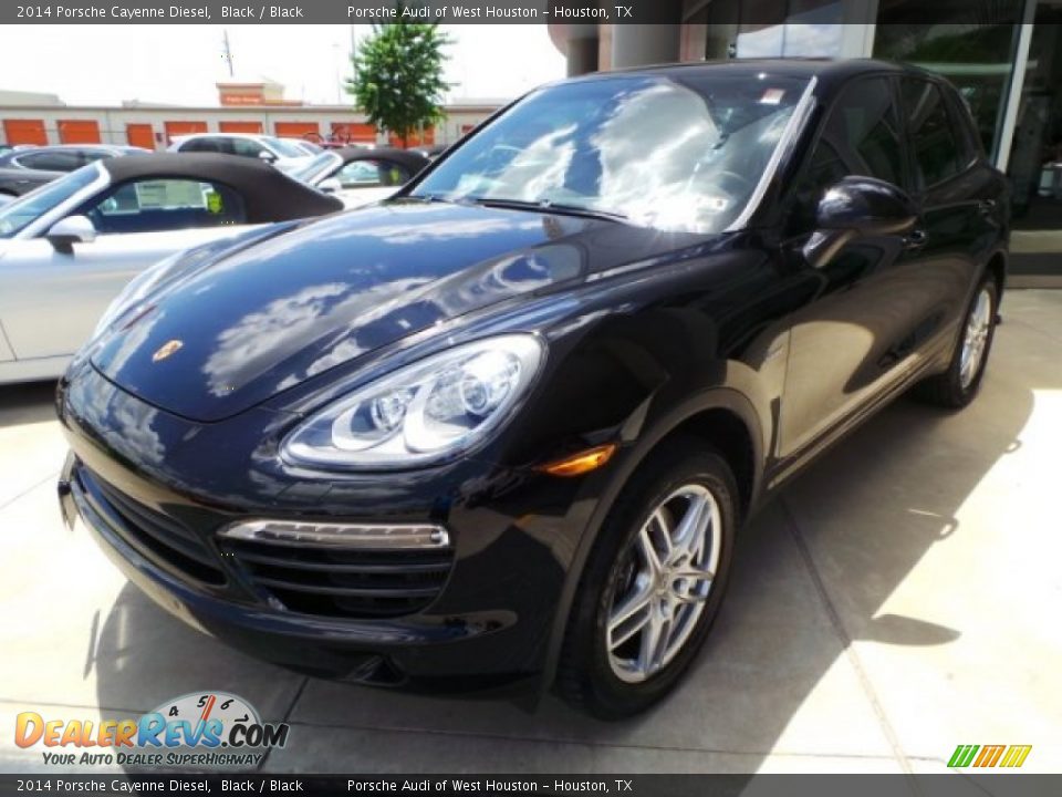 2014 Porsche Cayenne Diesel Black / Black Photo #3
