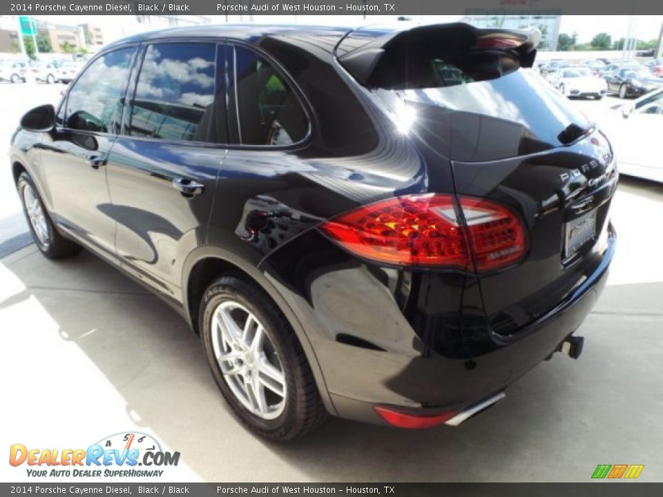 2014 Porsche Cayenne Diesel Black / Black Photo #4